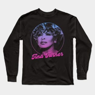 Tina Turner // Retro Fan Art Design Long Sleeve T-Shirt